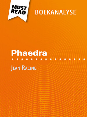 cover image of Phaedra van Jean Racine (Boekanalyse)
